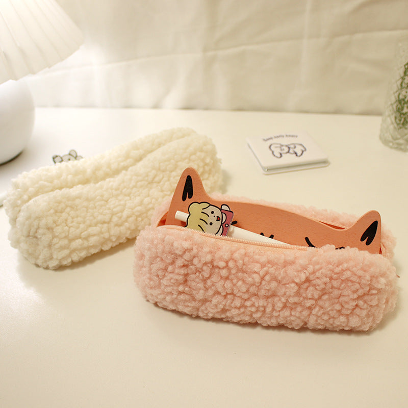 Wholesale Lamb Hair Stationery Bags